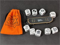 Tech Deck and Rory’s Story Cubes