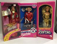 Group Of 3 Barbies In Original Boxes
