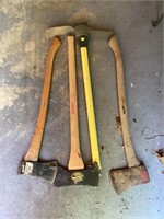 Three axes and one pic