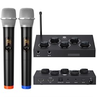 Portable Karaoke Microphone Mixer System