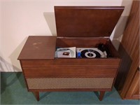 Record Player - Measures Approx 36" L x 16.5" W x