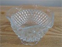 Vintage Cut Glass Bowl 4 x 3"