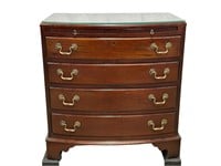 Link Taylor Mahogany Night Stand w/ Glass Top