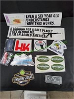 Firearm Bumper Stickers & More