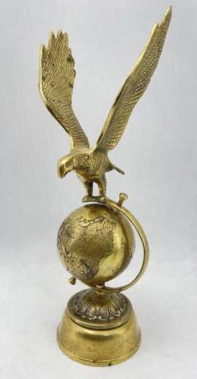 15 in Eagle on Revolving Globe