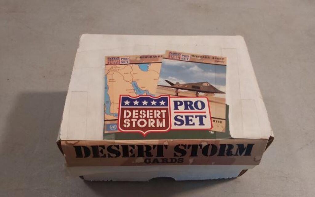 DESERT STORM CARDS- UNSEARCHED- CONTENTS OF BOX
