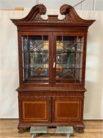 Heavily Carved China Cabinet
