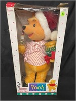 TELCO ANIMATED WINNIE THE POOH CHRISTMAS FIGURE