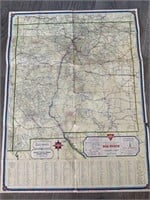 VTG CONOC TRAVEL MAP 1930S / NEW MEXICO