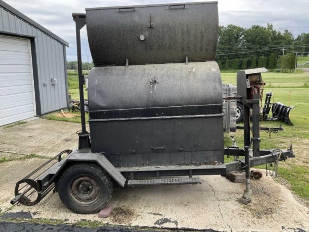 Mobile Charcoal Smoker