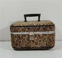 Vintage Travel makeup case