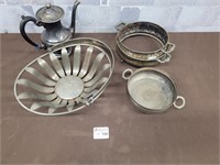 Silver plated tea pot