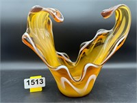 Amazing Stretched MCM Art Glass Vase