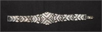 Vtg Sarah Coventry Chevon Design Bracelet