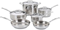 Cuisinart 10 Piece Stainless Steel Cookware Set