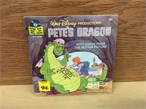Disney Pete's Dragon Book + Record 1977