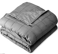 Bare Home Weighted Blanket 30lbs 80x87" grey