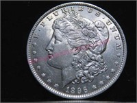 1896 Morgan Silver Dollar (90% silver) AU