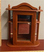 18" Wood Hanging Jewelry Cabinet