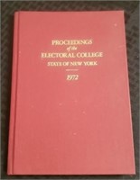Rare Book "Proceedings of the Electoral College"