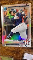 2021 Bowman Chrome Jeremy Pena refractor