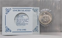 1982 UNC Washington Silver Dollar.