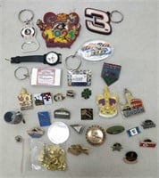 Lot of Key Chains and Pins
