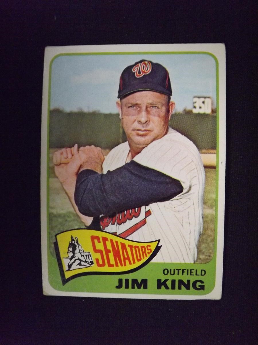 1965 TOPPS #38 JIM KING WASHINGTON SENATORS