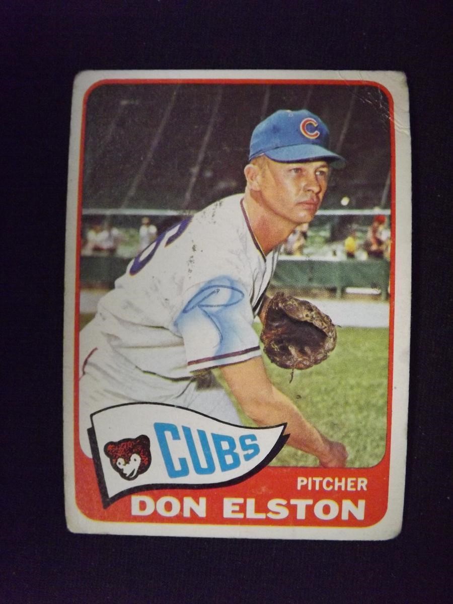 1965 TOPPS #436 DON ELSTON CHICAGO CUBS