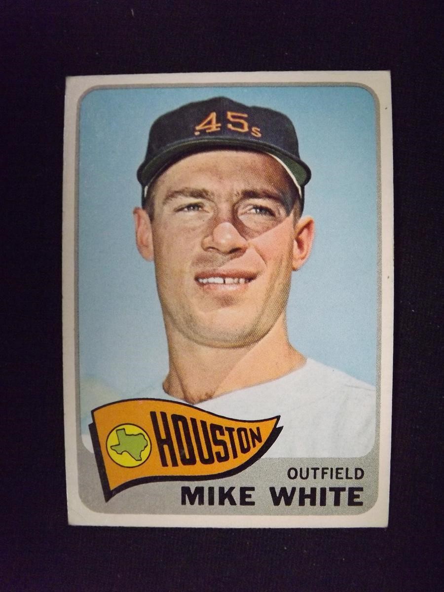 1965 TOPPS #31 MIKE WHITE HOUSTON 45'S