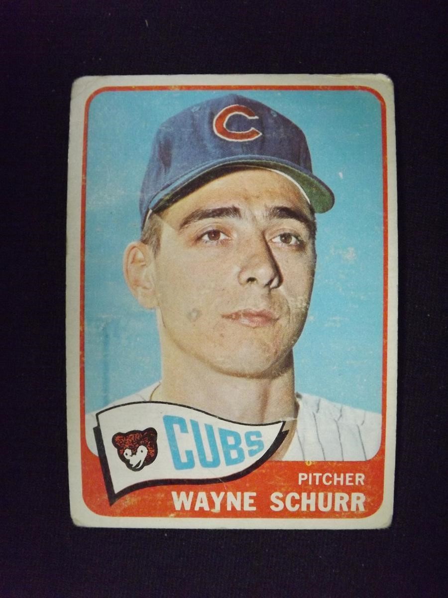 1965 TOPPS #149 WAYNE SCHURR CUBS VINTAGE