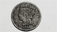 1845 Large Cent