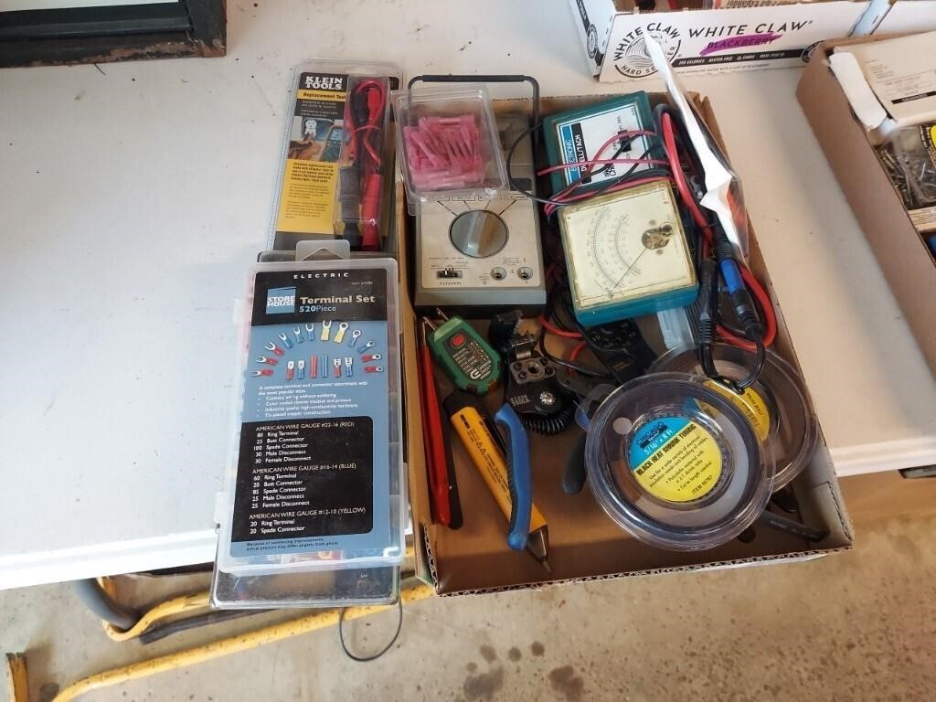 Lot of Misc Electrical Tools & Supplies