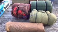 3 Sleeping bags & tent