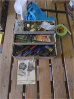 Tool box with soldering iron