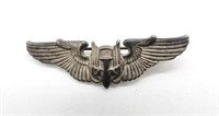 STERLING PILOT MILITARY BOMBERS PIN