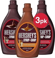 Hershey's Chocolate & Caramel Syrup 3pack -