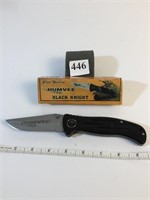 FROST CUTLERY HUMVEE BLACK KNIGHT 15-869HV NOB