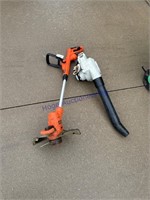 SEARS LEAF BLOWER, B&D WEED TRIMMER(ELECTRIC)