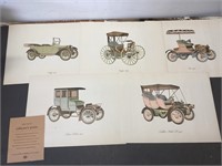 Antique car prints