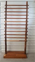 HAND CARVED TEAK TOWEL RACK