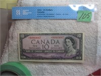 1954 Modified $10 Beattie-Rasminsky CCCS certified