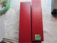 9 Inch 2x2 red box for coin storage