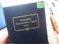Canadian .25 cents album issued by