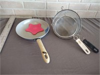 Frying Pan Skillet, Hot Pad, Strainers