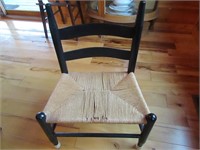 Short, Wide Wicker Chair