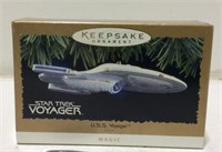 NIB Hallmark Star Trek USS Voyager Magic Ornament