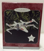 NIB Hallmark Star Wars X-Wing Starfighter Ornament