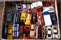 Flat Full of Diecast Cars / Vehicles w/ Petty