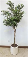 Faux 78" Olive Tree